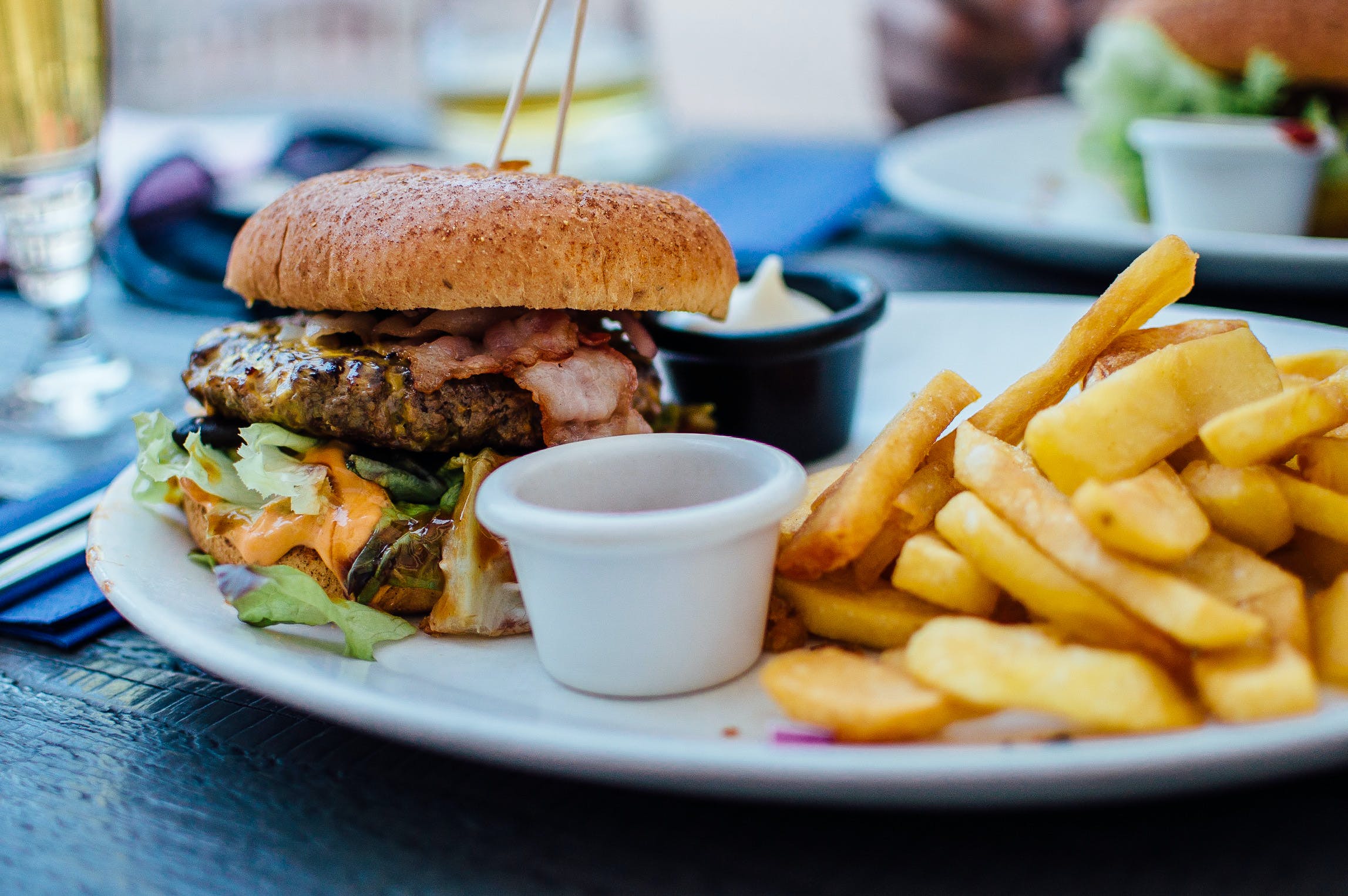 Burger plate